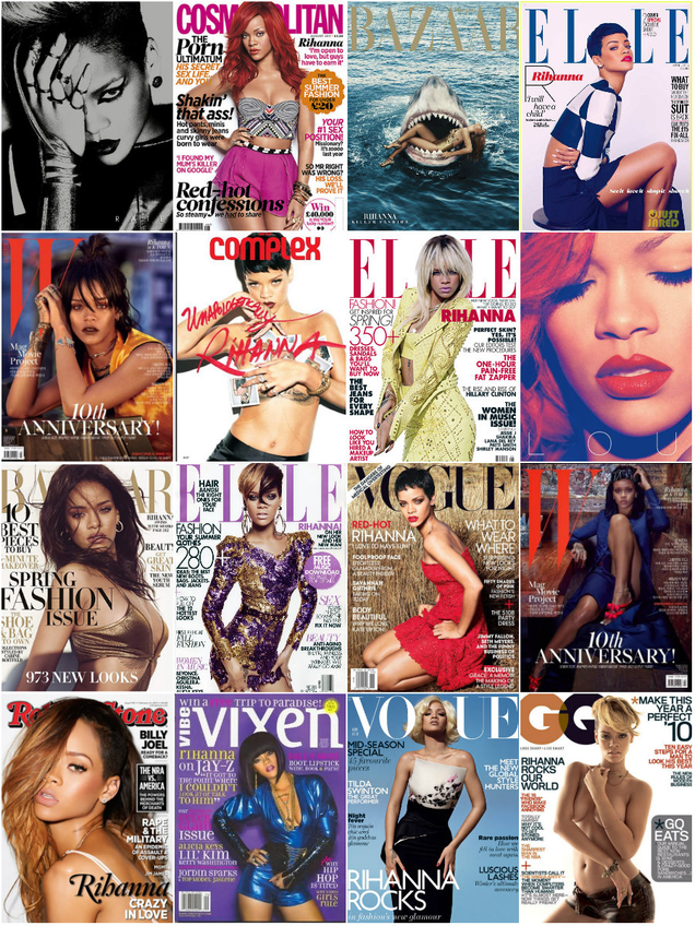 A sampling of the many looks Ursula Stephen created for Rihanna